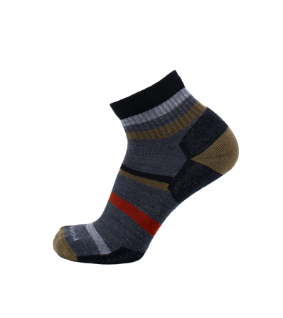 Socks Point6 Mixed Stripe Light 1/4 Crew Summer 2025