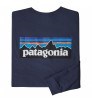 Blouse Patagonia Long-Sleeved P-6 Logo Responsibili-Tee M's