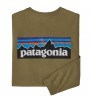 Blouse Patagonia Long-Sleeved P-6 Logo Responsibili-Tee M's